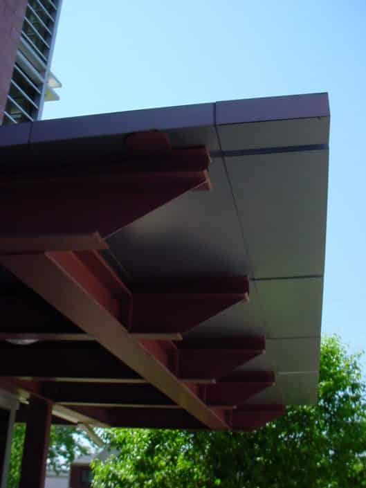 aluminum composite panel canopy