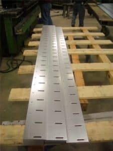 punching sheet metal strips